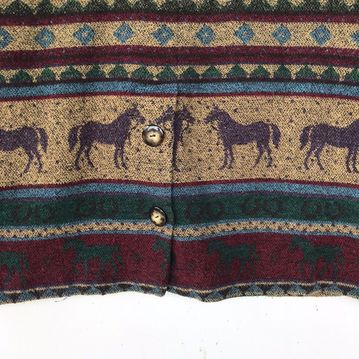 Japanese Brand × Vintage Japanese Zebra Design Wool Navajo Jacket Size M / US 6-8 / IT 42-44 - 11 Thumbnail