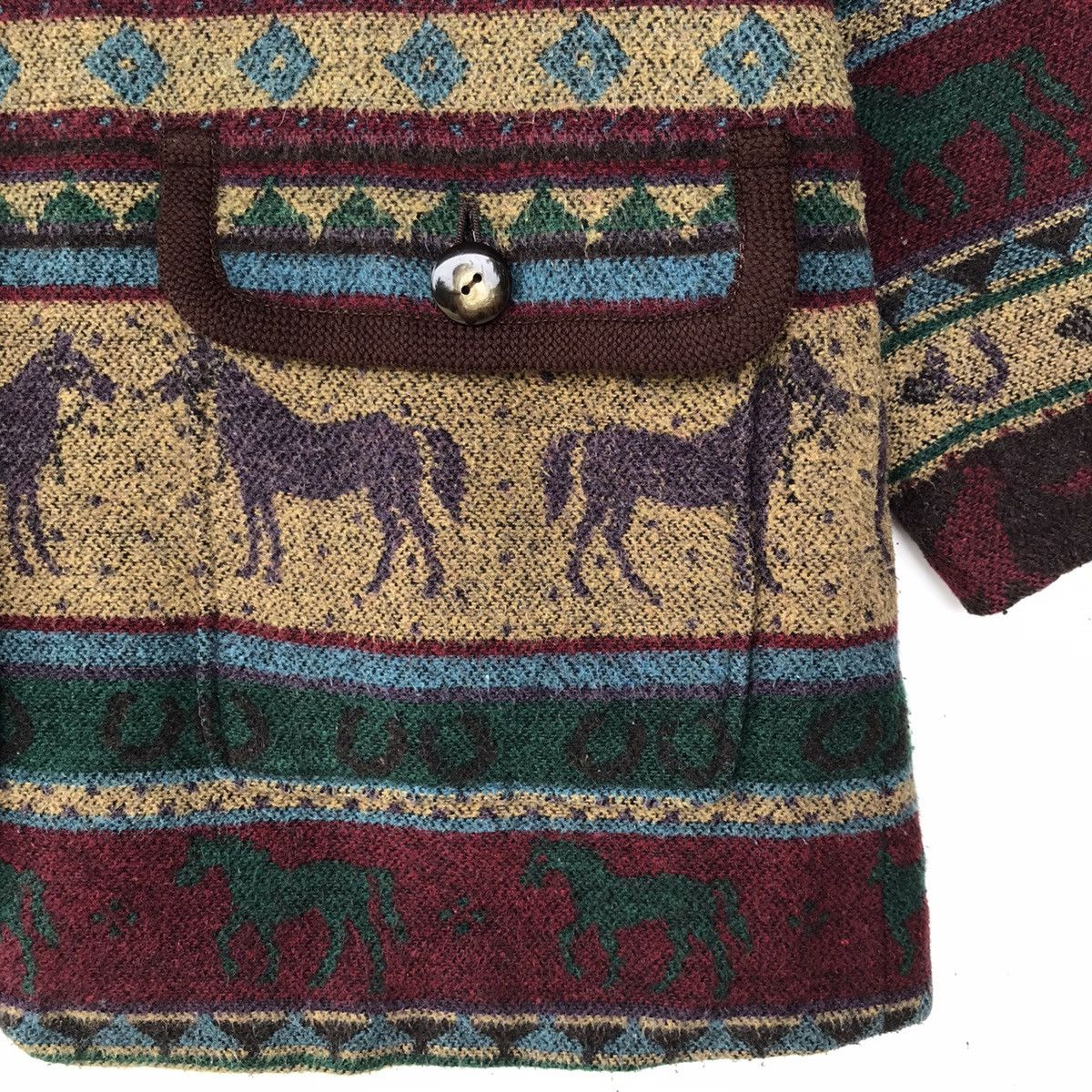 Japanese Brand × Vintage Japanese Zebra Design Wool Navajo Jacket Size M / US 6-8 / IT 42-44 - 10 Thumbnail
