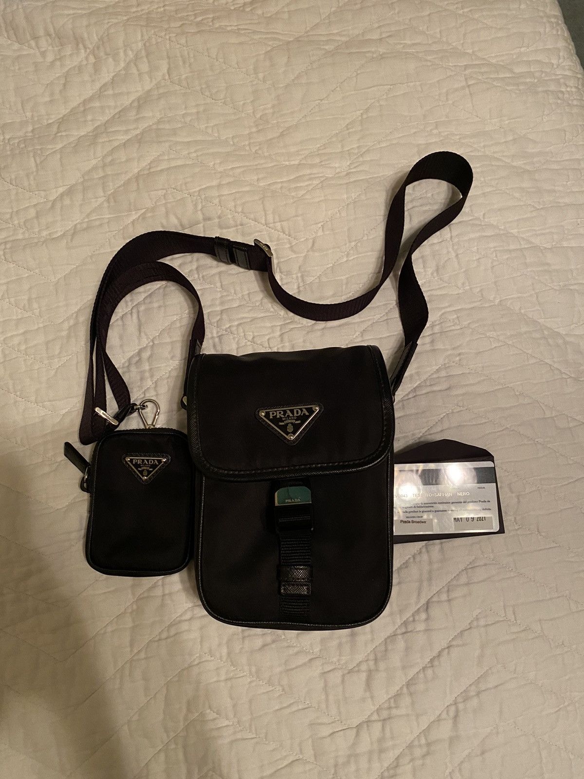 Prada Prada re-nylon bag Size ONE SIZE - 1 Preview