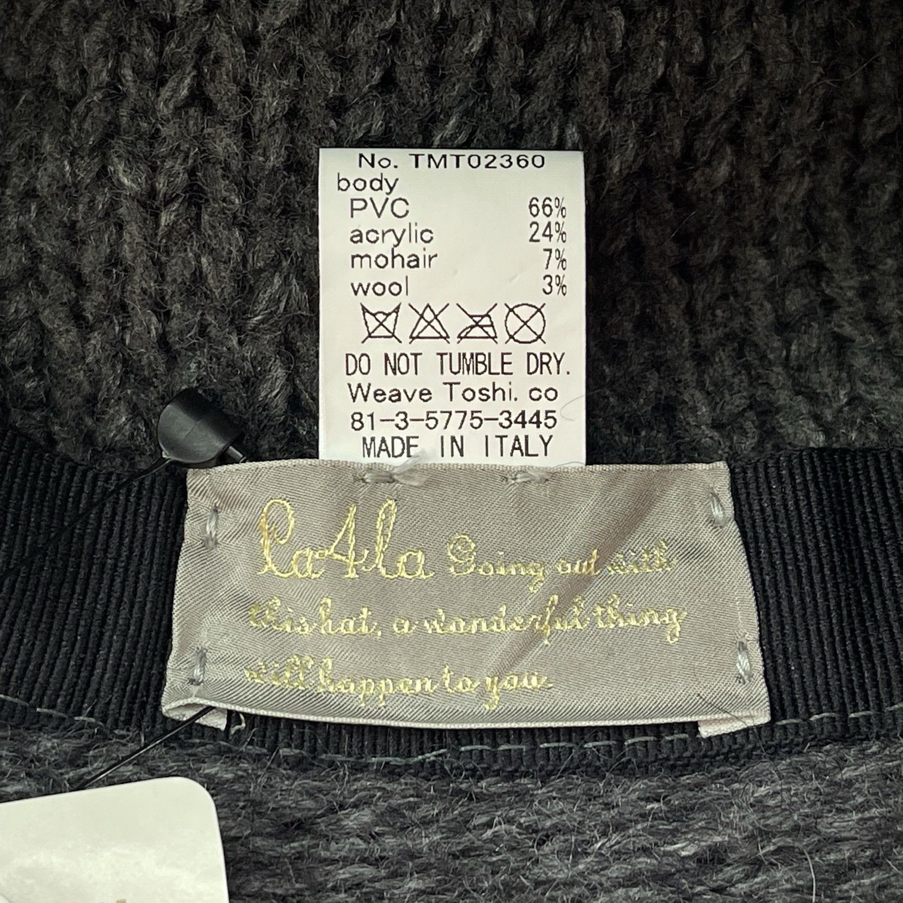 CA4LA Ca4la Knit Made In Italy Bucket Hats-BH1266 Size ONE SIZE - 8 Thumbnail
