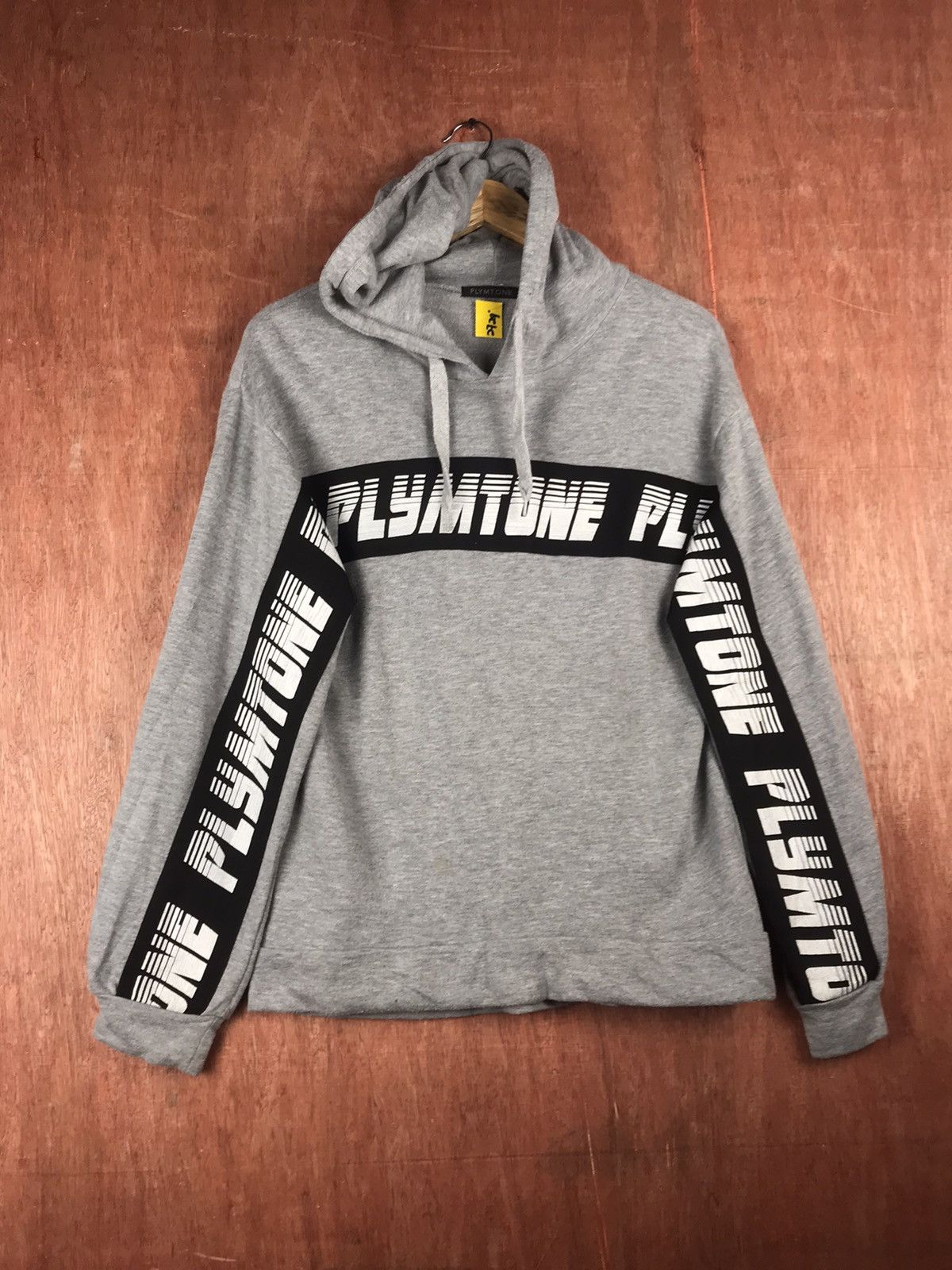 Japanese Brand DLL Plymtone Logo Tape Hoodie sweatshirt #2729 Size US M / EU 48-50 / 2 - 1 Thumbnail