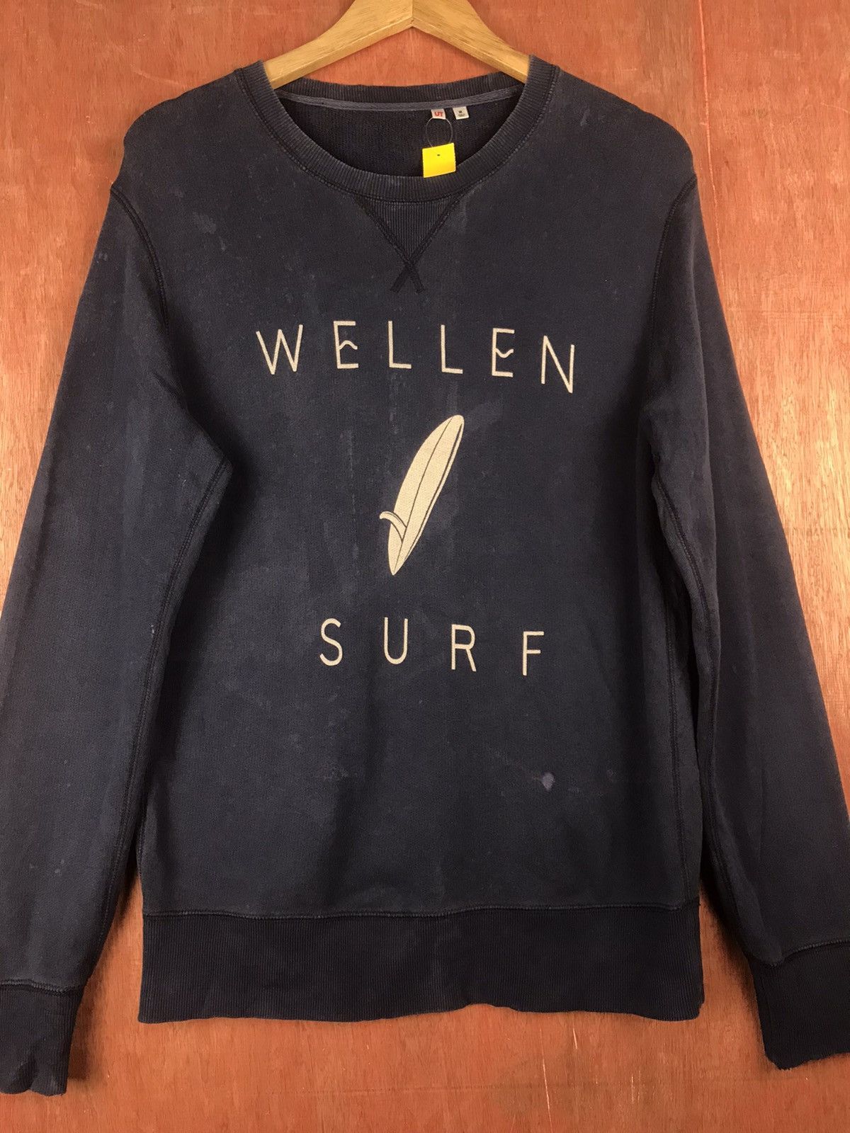 Japanese Brand DLL Uniqlo X Weellen Surf Sweatshirt #2726 Size US M / EU 48-50 / 2 - 2 Thumbnail
