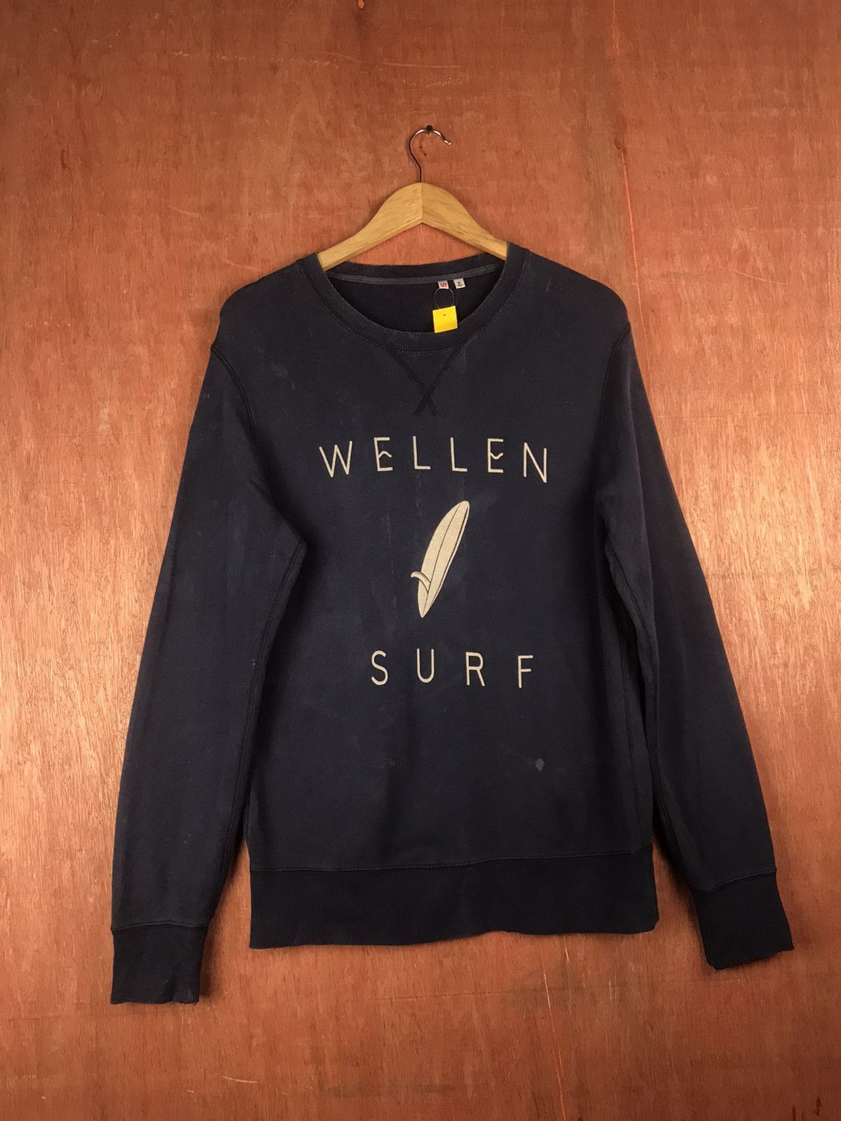 Japanese Brand DLL Uniqlo X Weellen Surf Sweatshirt #2726 Size US M / EU 48-50 / 2 - 1 Thumbnail
