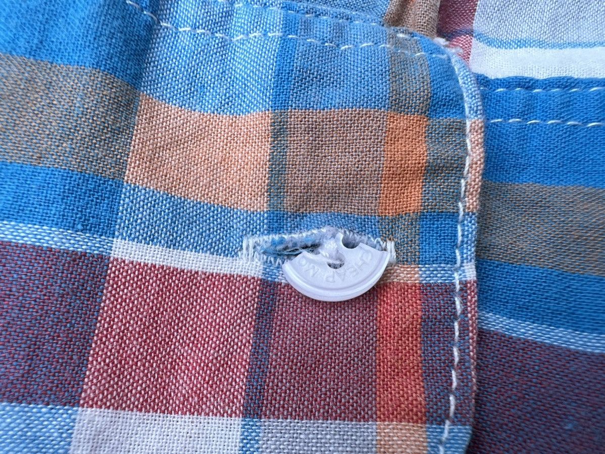 Cheap Monday × Flannel × Japanese Brand VINTAGE CHEAP MONDAY PLAID BUTTON UP SHIRT Size US S / EU 44-46 / 1 - 15 Thumbnail