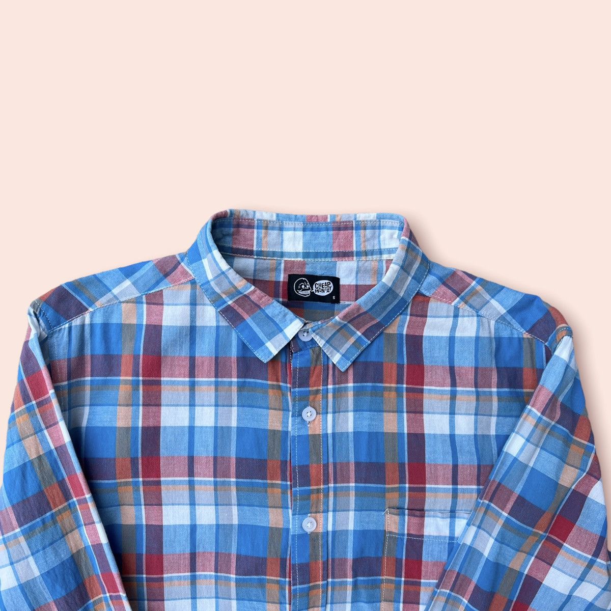 Cheap Monday × Flannel × Japanese Brand VINTAGE CHEAP MONDAY PLAID BUTTON UP SHIRT Size US S / EU 44-46 / 1 - 2 Thumbnail