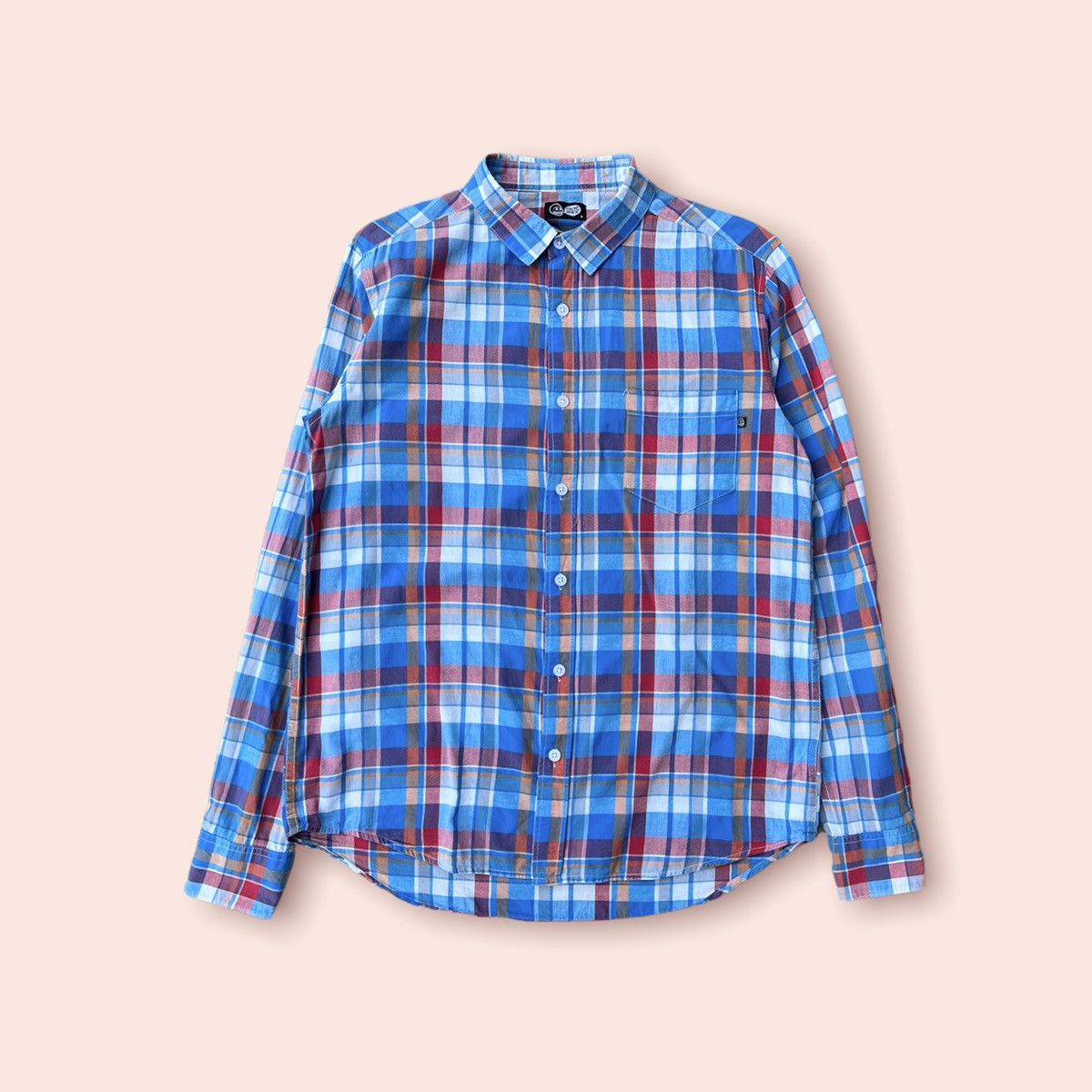 Cheap Monday × Flannel × Japanese Brand VINTAGE CHEAP MONDAY PLAID BUTTON UP SHIRT Size US S / EU 44-46 / 1 - 1 Thumbnail