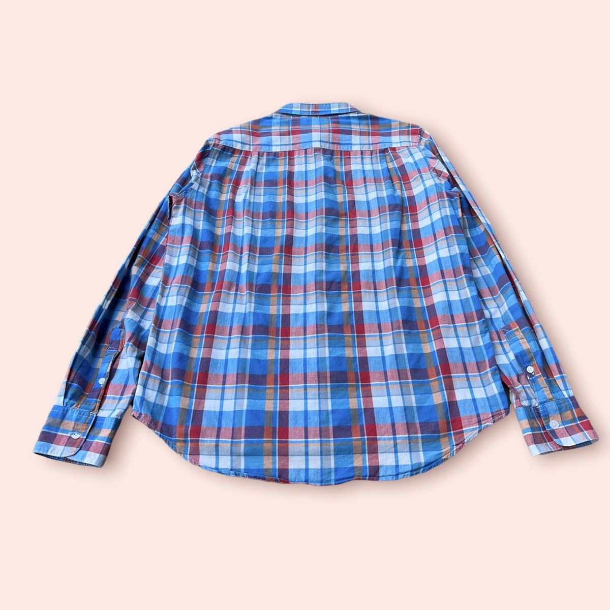 Cheap Monday × Flannel × Japanese Brand VINTAGE CHEAP MONDAY PLAID BUTTON UP SHIRT Size US S / EU 44-46 / 1 - 9 Thumbnail