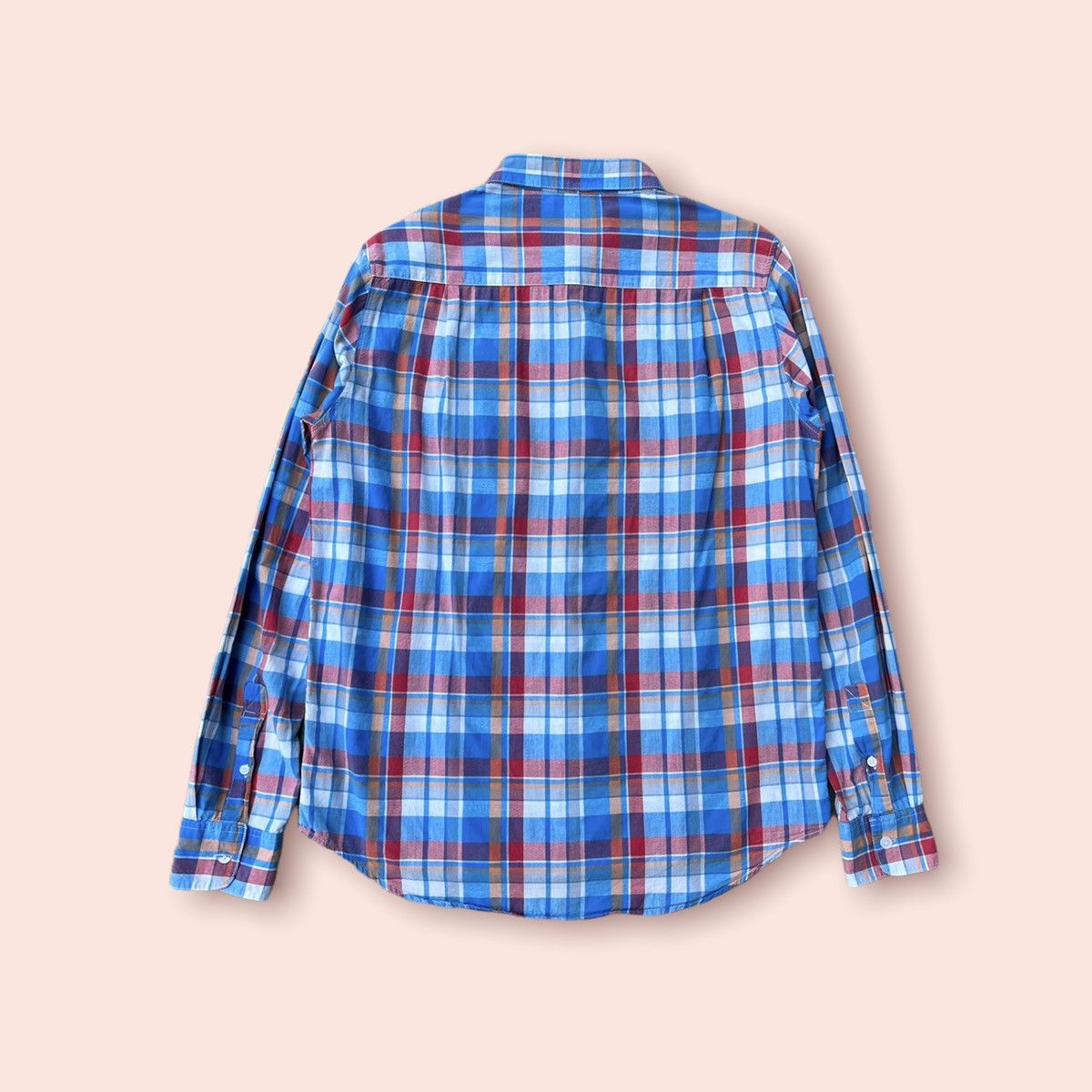 Cheap Monday × Flannel × Japanese Brand VINTAGE CHEAP MONDAY PLAID BUTTON UP SHIRT Size US S / EU 44-46 / 1 - 6 Thumbnail