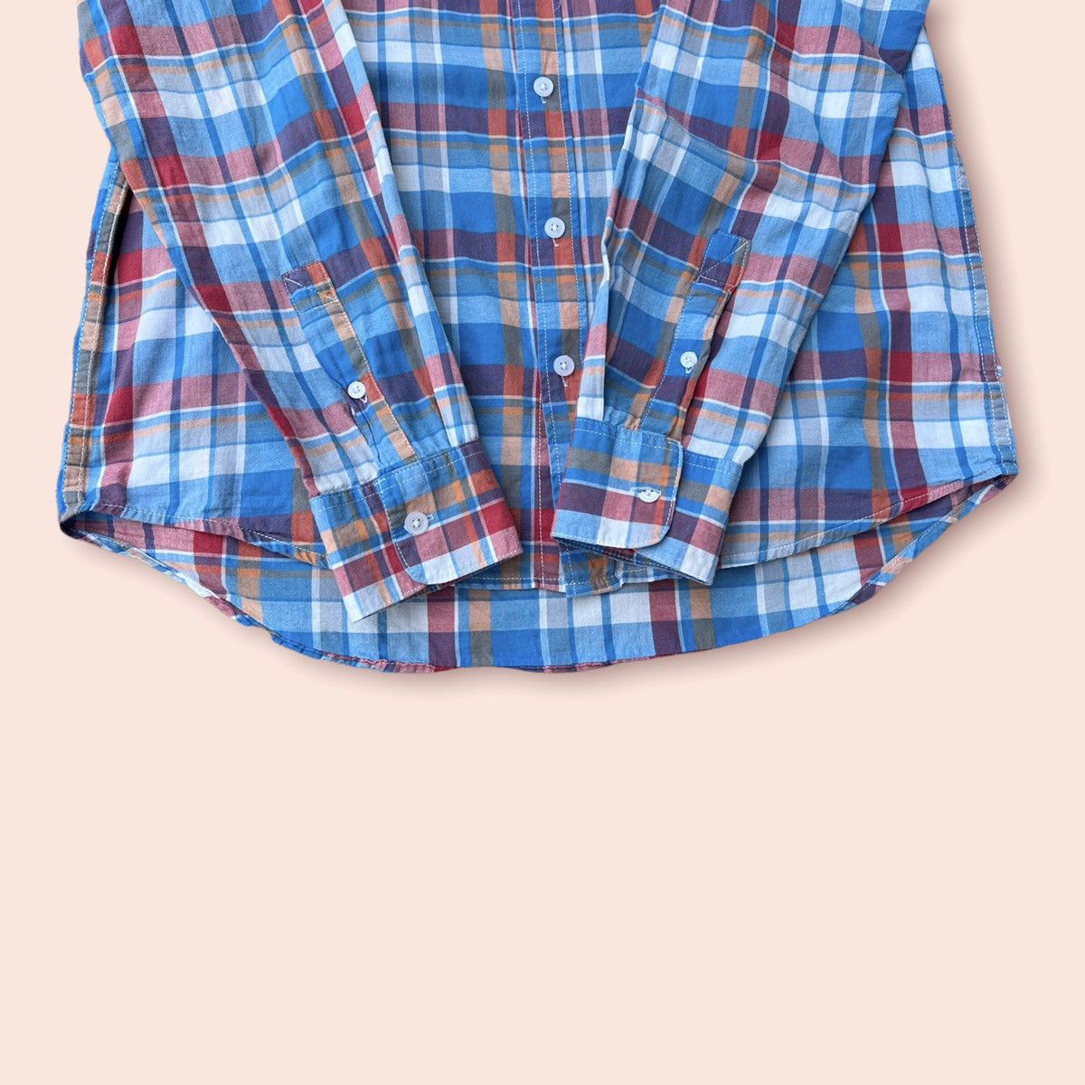 Cheap Monday × Flannel × Japanese Brand VINTAGE CHEAP MONDAY PLAID BUTTON UP SHIRT Size US S / EU 44-46 / 1 - 10 Thumbnail