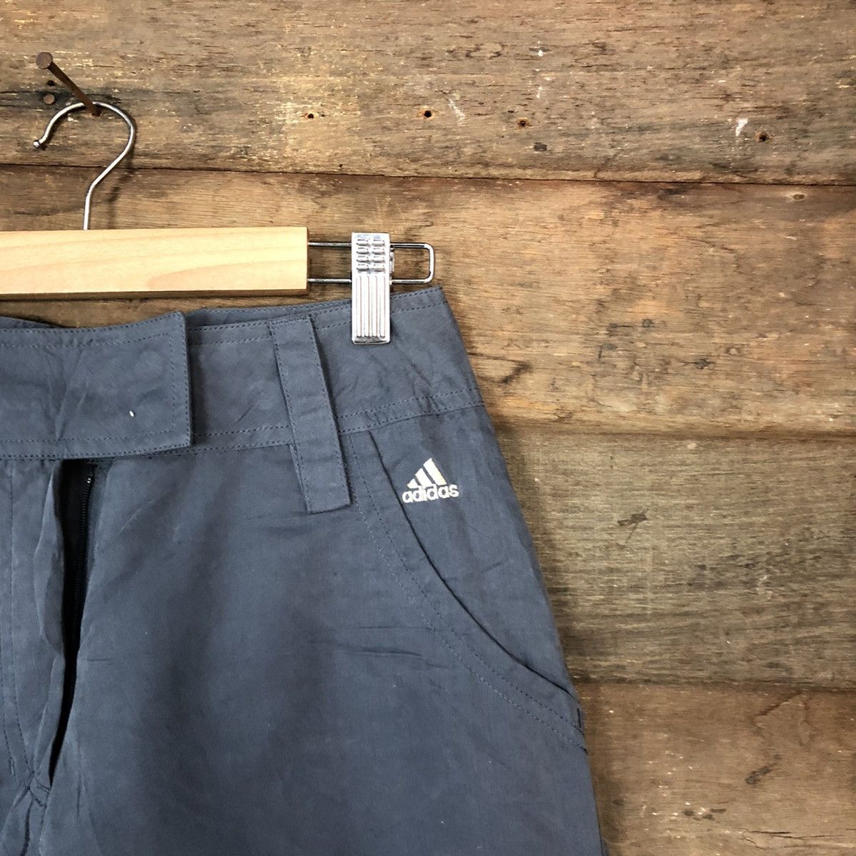 Adidas Adidas Blue multipocket thin cargo Pants #H448 Size 25" / US 0 / IT 36 - 5 Thumbnail