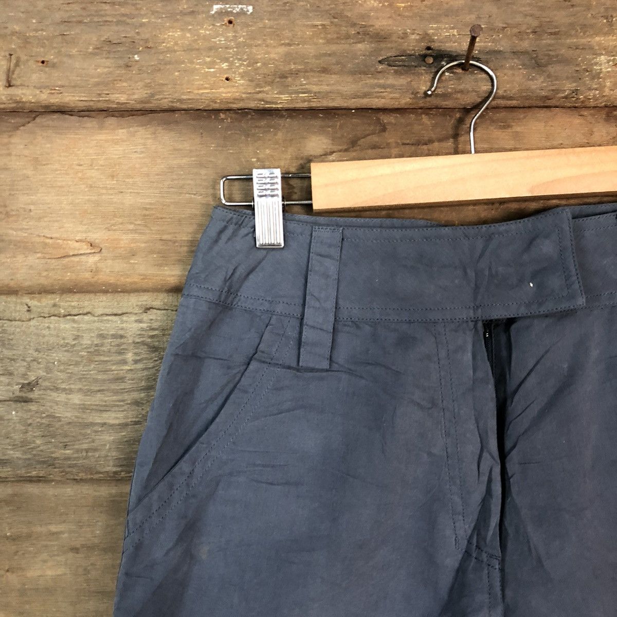 Adidas Adidas Blue multipocket thin cargo Pants #H448 Size 25" / US 0 / IT 36 - 4 Thumbnail