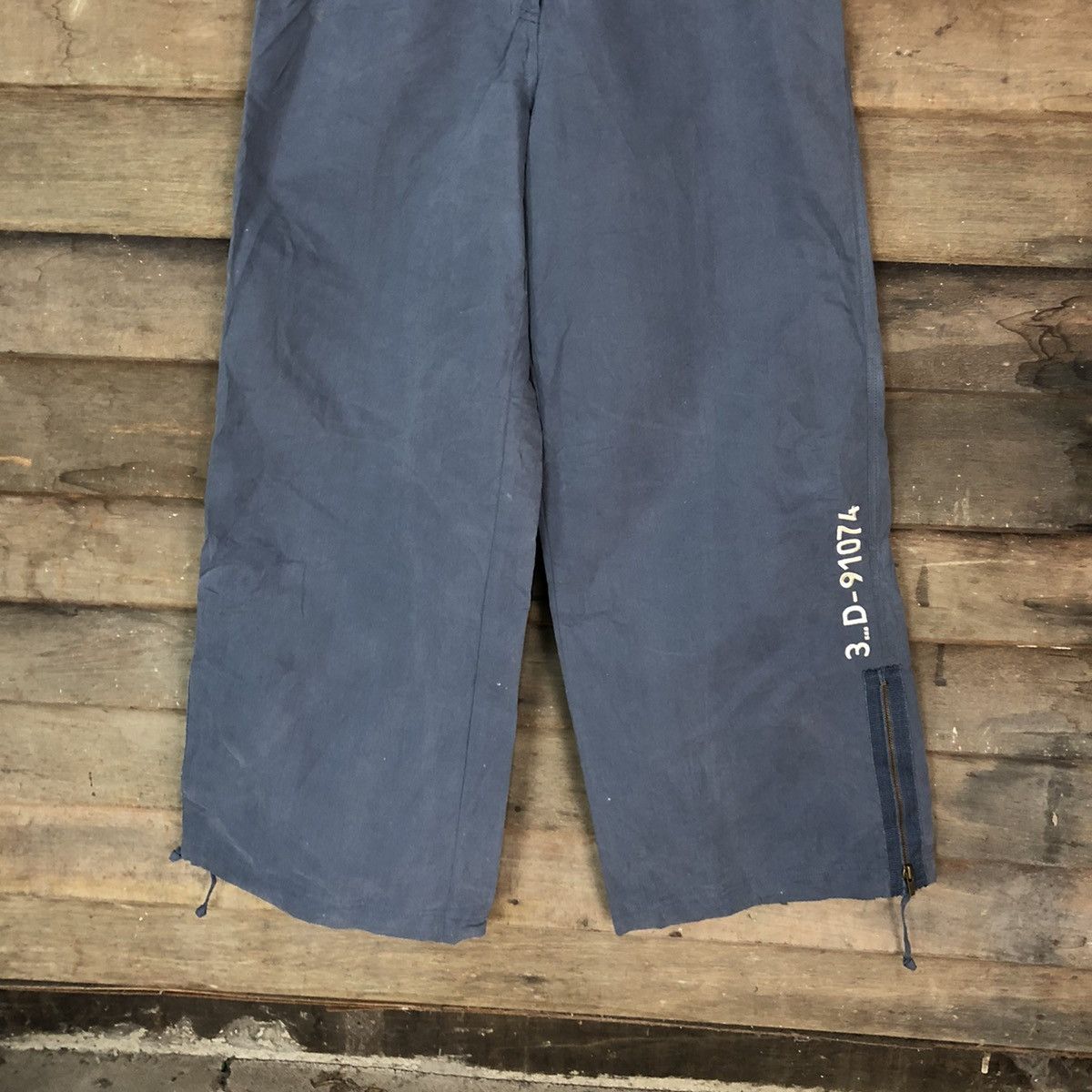 Adidas Adidas Blue multipocket thin cargo Pants #H448 Size 25" / US 0 / IT 36 - 3 Thumbnail