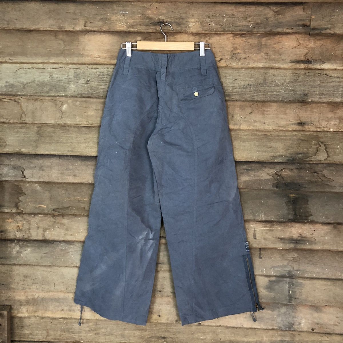Adidas Adidas Blue multipocket thin cargo Pants #H448 Size 25" / US 0 / IT 36 - 12 Thumbnail