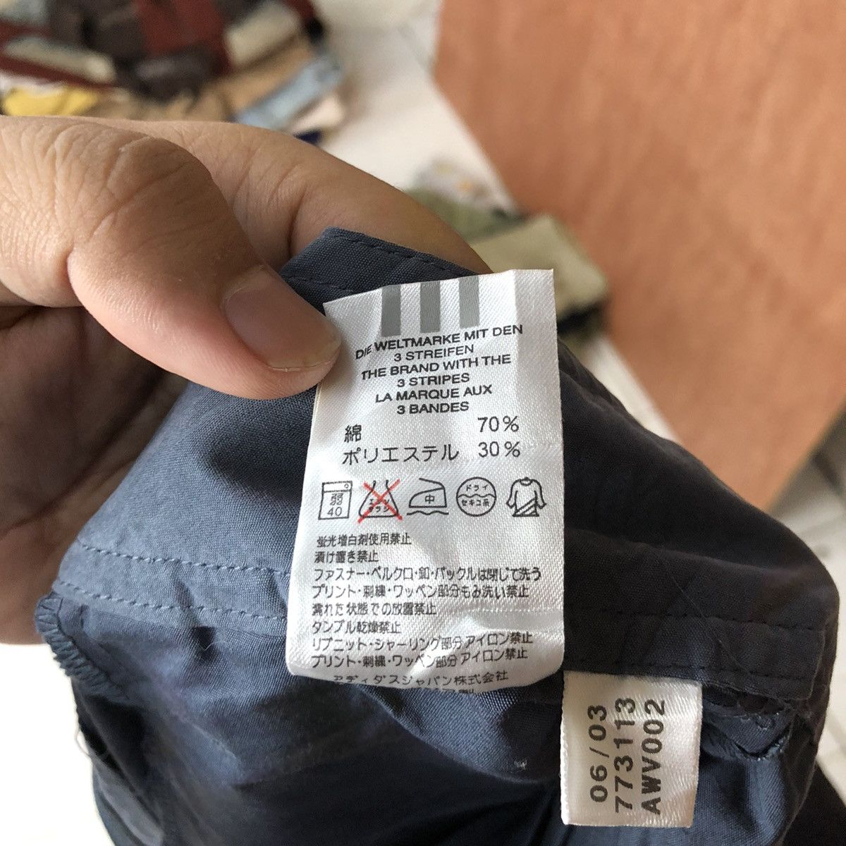 Adidas Adidas Blue multipocket thin cargo Pants #H448 Size 25" / US 0 / IT 36 - 17 Thumbnail