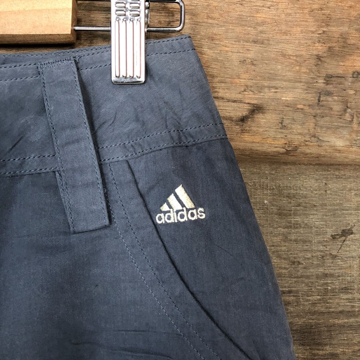 Adidas Adidas Blue multipocket thin cargo Pants #H448 Size 25" / US 0 / IT 36 - 8 Thumbnail
