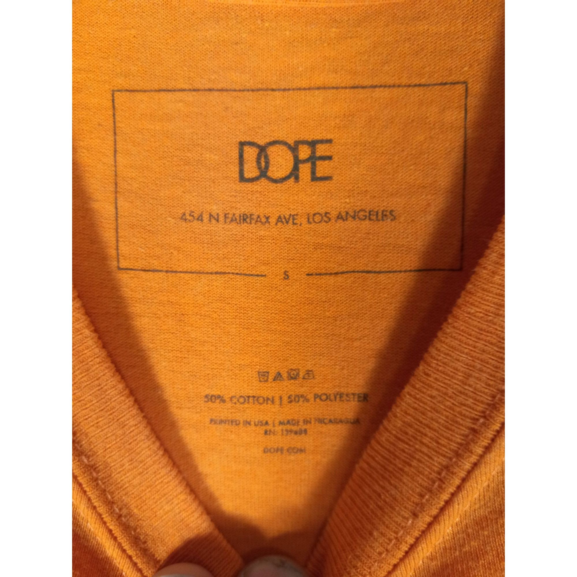 Dope DOPE orange Camo LOGO short sleeve t-shirt size s Size US S / EU 44-46 / 1 - 3 Preview