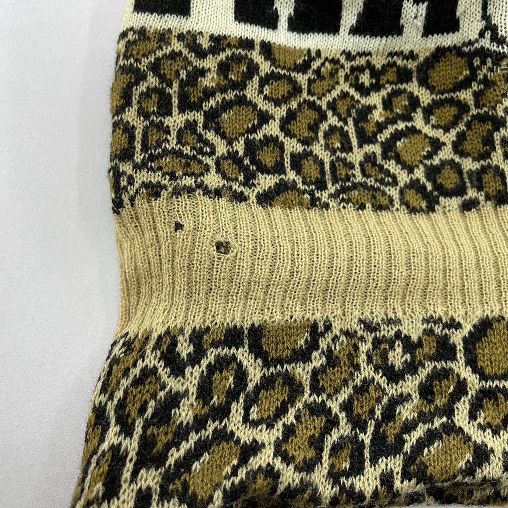 Japanese Brand WC Made In Japan Leopard Design Beanie Hats-BH2066 Size ONE SIZE - 7 Thumbnail