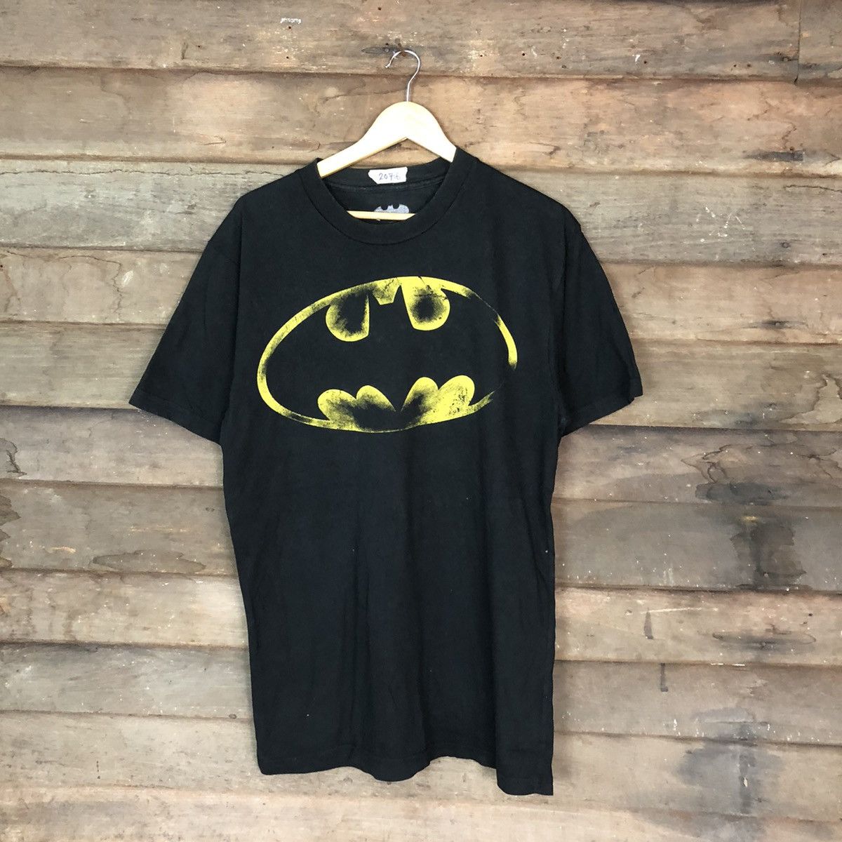 DC Comics DLL Batman logo Black tee #2076 Size US L / EU 52-54 / 3 - 1 Thumbnail