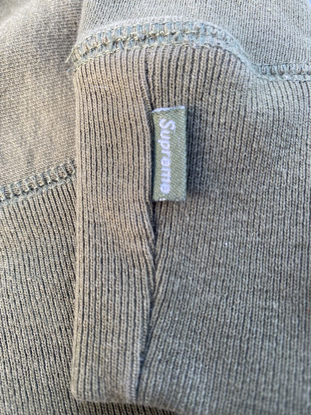 Supreme Supreme FW11 Olive Green Box Logo Hoodie Size US L / EU 52-54 / 3 - 5 Thumbnail
