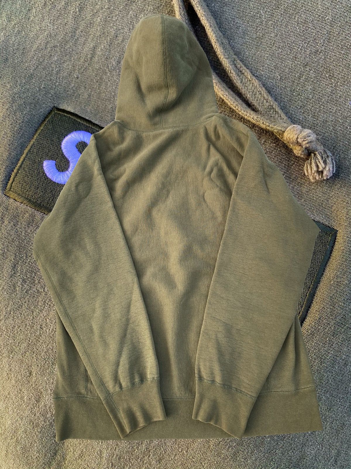 Supreme Supreme FW11 Olive Green Box Logo Hoodie Size US L / EU 52-54 / 3 - 2 Thumbnail