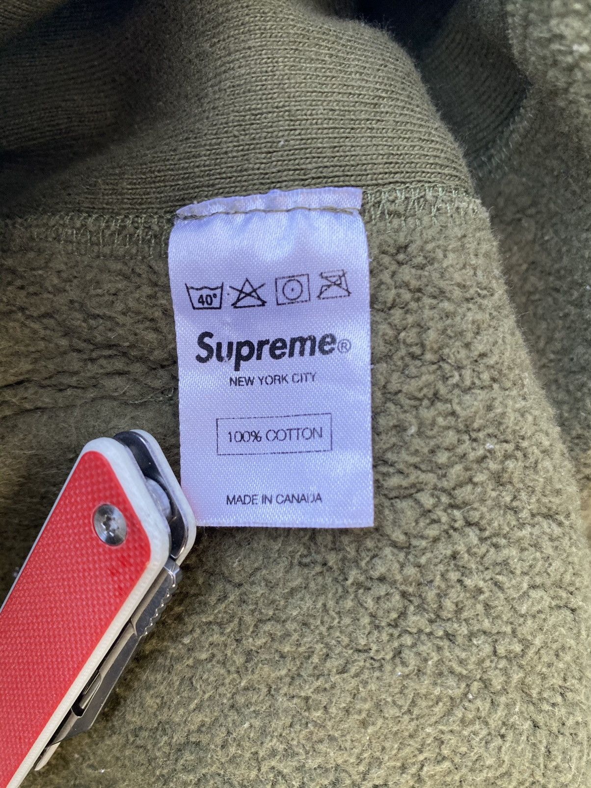 Supreme Supreme FW11 Olive Green Box Logo Hoodie Size US L / EU 52-54 / 3 - 6 Thumbnail