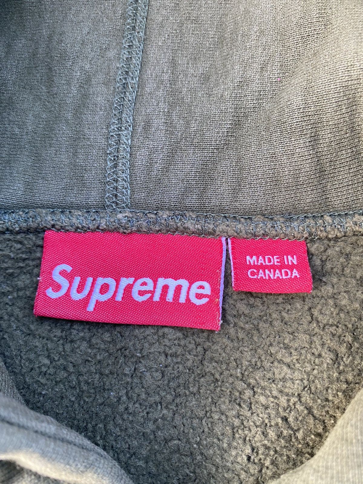 Supreme Supreme FW11 Olive Green Box Logo Hoodie Size US L / EU 52-54 / 3 - 3 Thumbnail