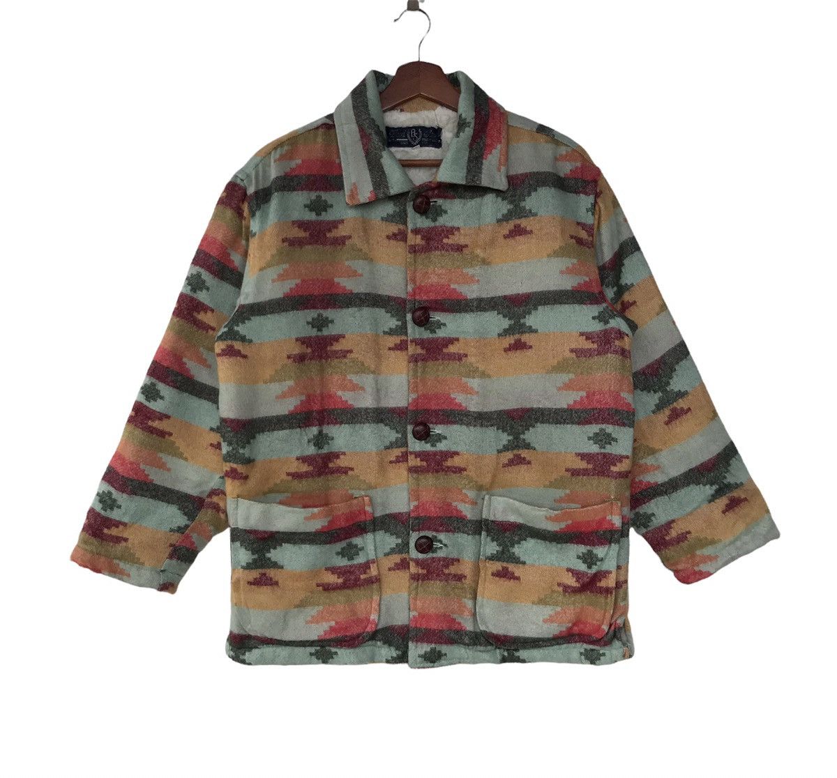🛒Sent Offer🛒Blood Stock Netive Navajo Jacket
