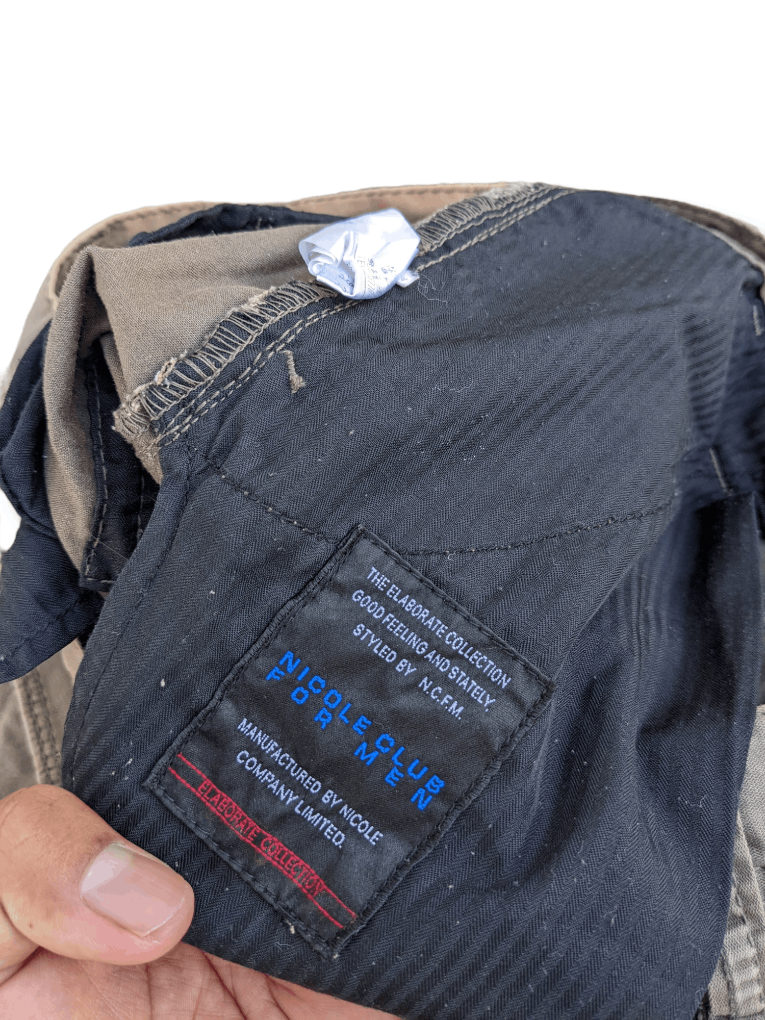 20471120 Nicole Club For Men SunFaded Multipocket Cargo Pants Size US 31 - 13 Thumbnail