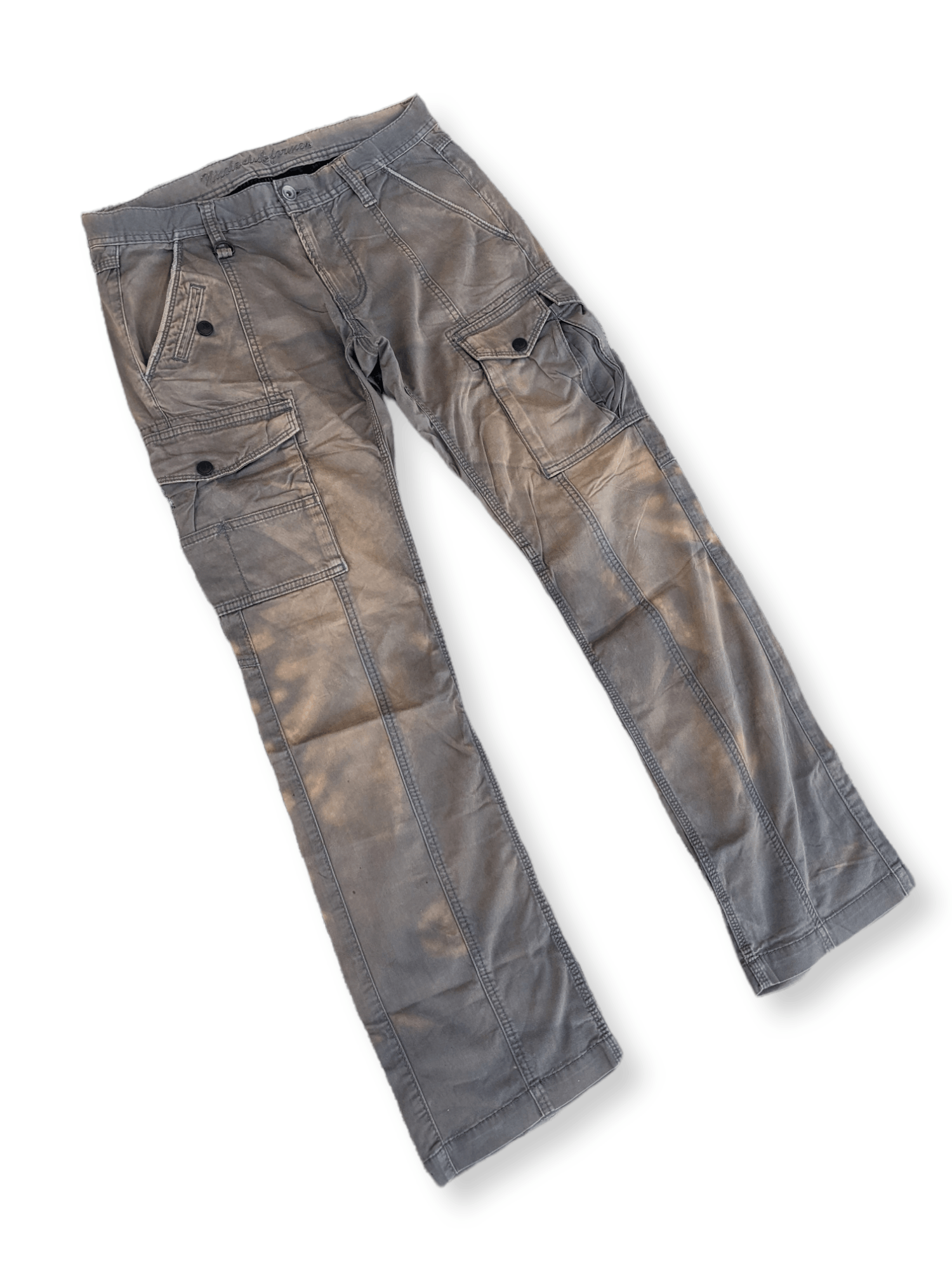 20471120 Nicole Club For Men SunFaded Multipocket Cargo Pants Size US 31 - 4 Thumbnail