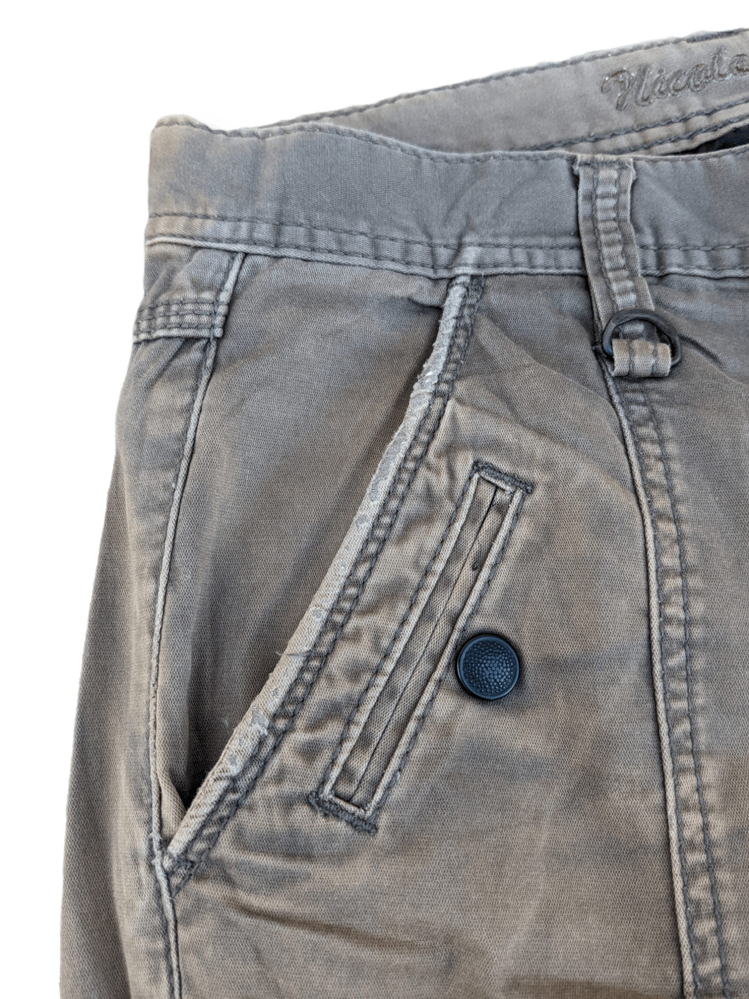 20471120 Nicole Club For Men SunFaded Multipocket Cargo Pants Size US 31 - 14 Thumbnail
