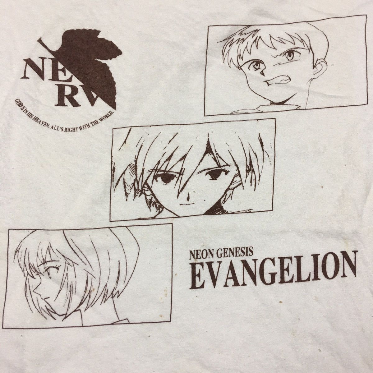 Anime Vintage Neon Genesis Evangelion Sega 1997 T-Shirt Size US L / EU 52-54 / 3 - 2 Thumbnail