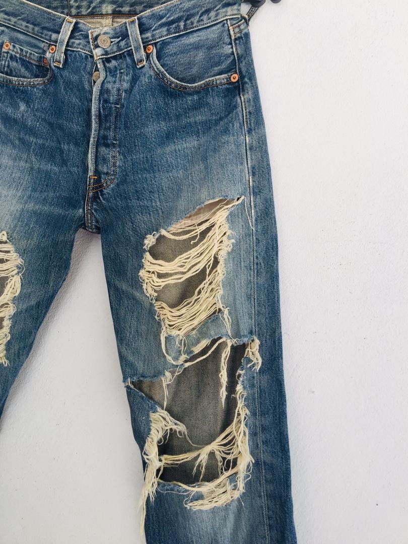 Levi's Vintage Clothing × Vintage Vintage Levis Big E Travis Scott Fashion Style Denim Size US 27 - 5 Thumbnail