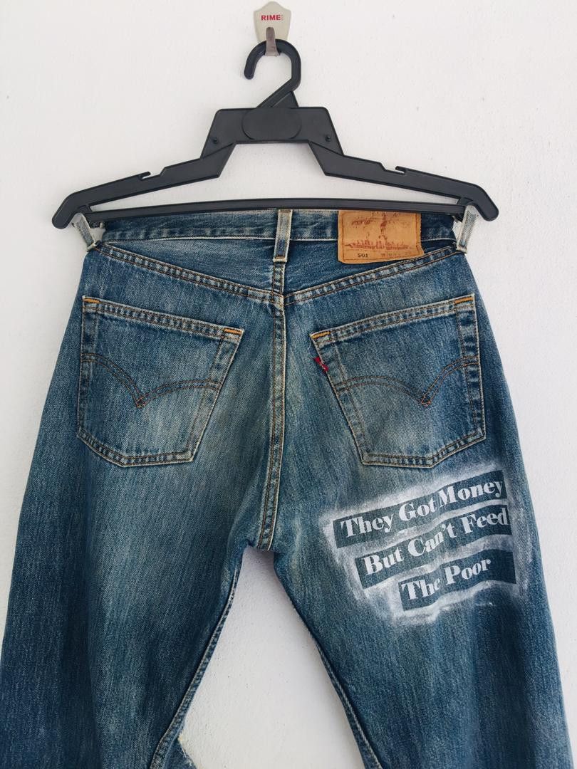 Levi's Vintage Clothing × Vintage Vintage Levis Big E Travis Scott Fashion Style Denim Size US 27 - 3 Thumbnail