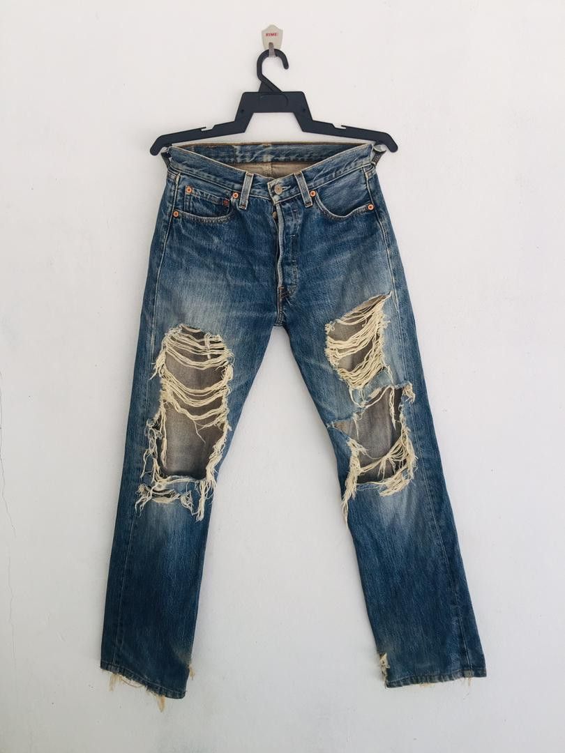 Levi's Vintage Clothing × Vintage Vintage Levis Big E Travis Scott Fashion Style Denim Size US 27 - 1 Thumbnail