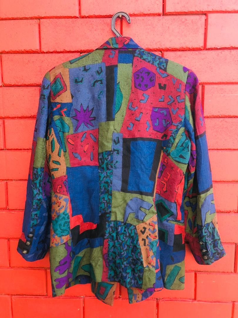 Japanese Brand × Vintage Vintage Louis Feraud Japanese Designed Fashion Style Blazer Size US M / EU 48-50 / 2 - 2 Thumbnail