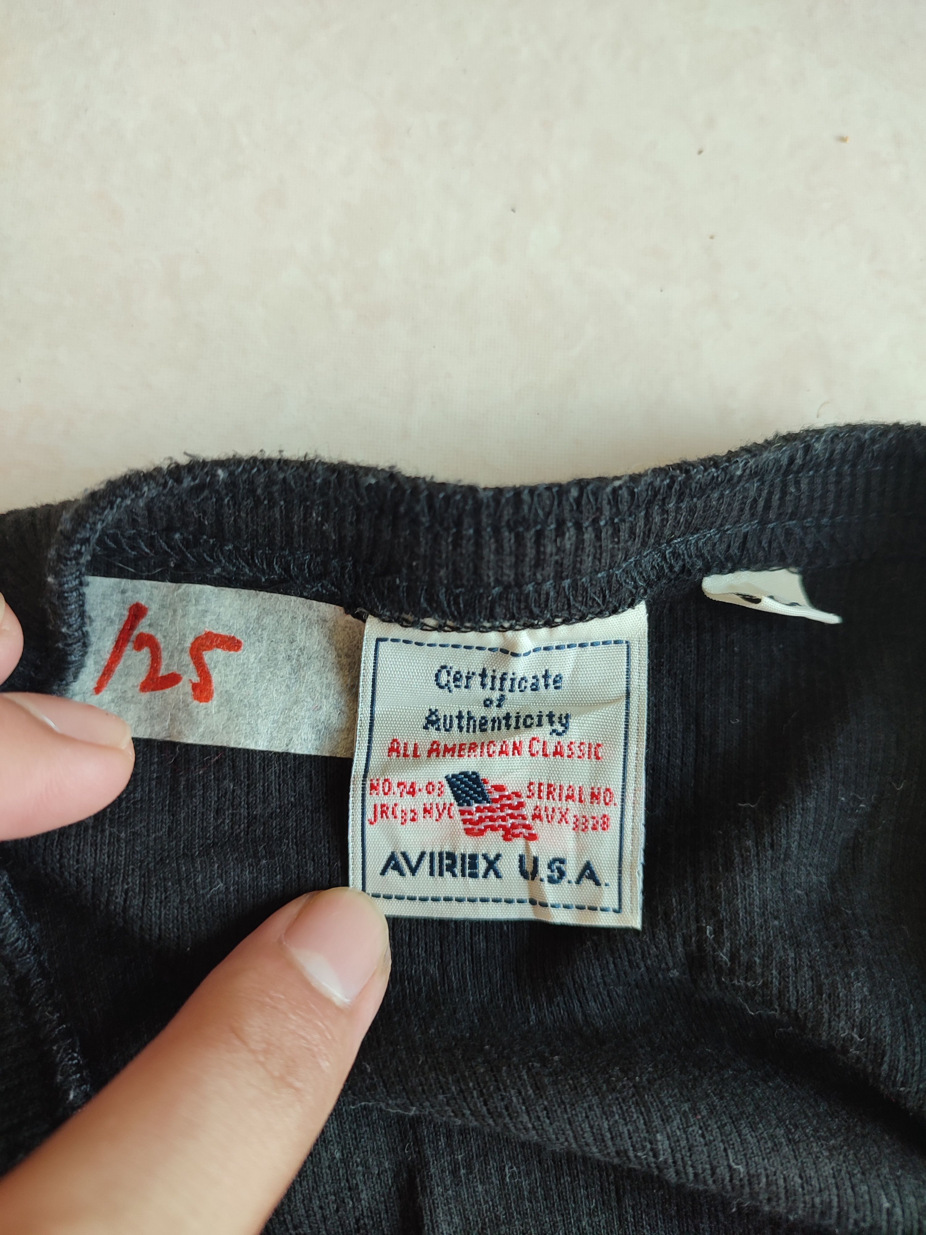 Avirex Vintage Avirex U.S.A. Long Sleeve Size US S / EU 44-46 / 1 - 7 Thumbnail