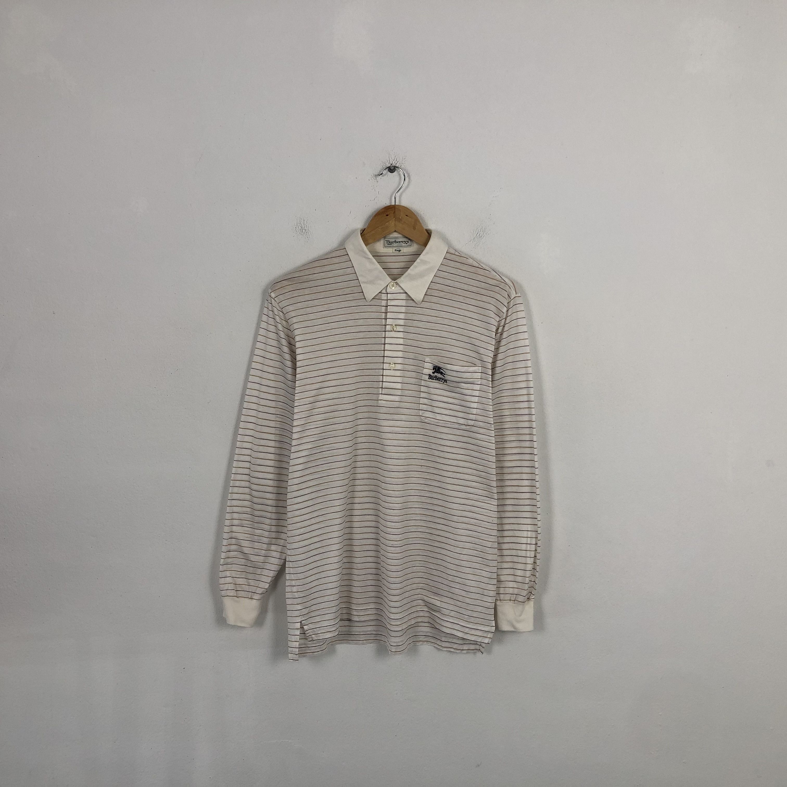 Vintage Burberry London Striped Style Shirt