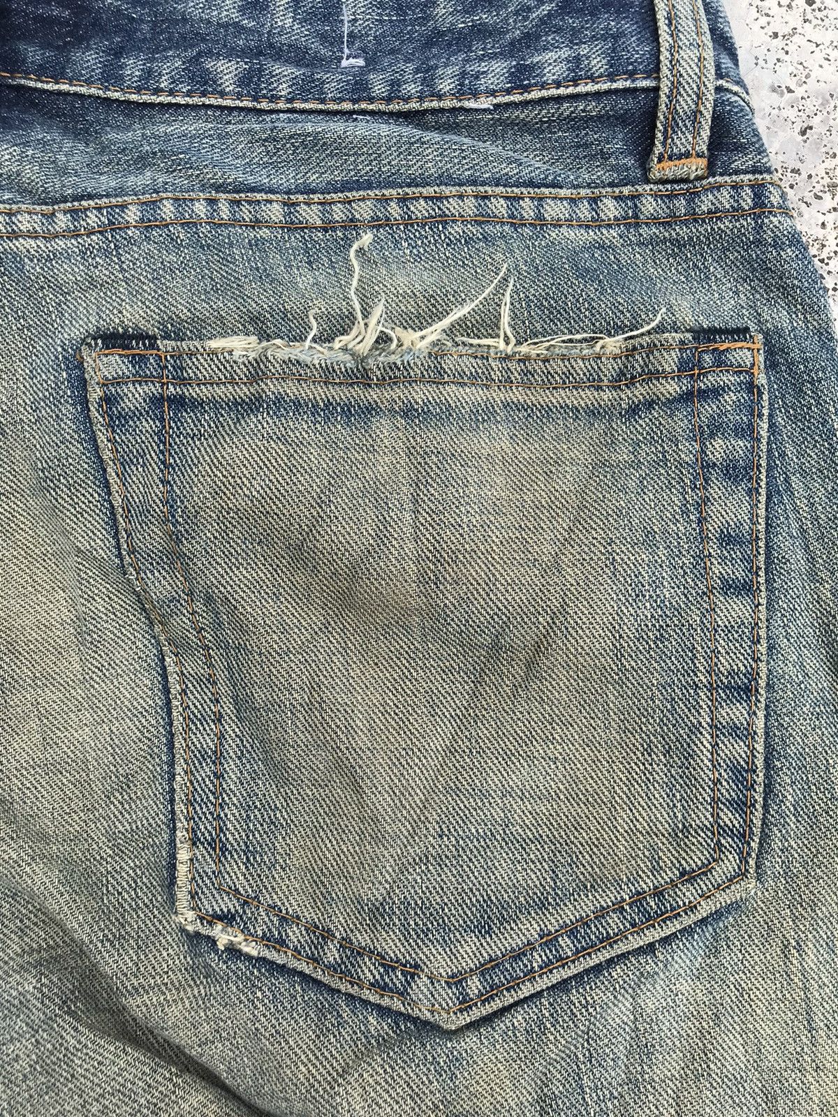 Japanese Brand × Johnbull LAST DROP 🎯 John Bull Rusty Faded Distress Jeans 30x30 Size US 30 / EU 46 - 5 Thumbnail