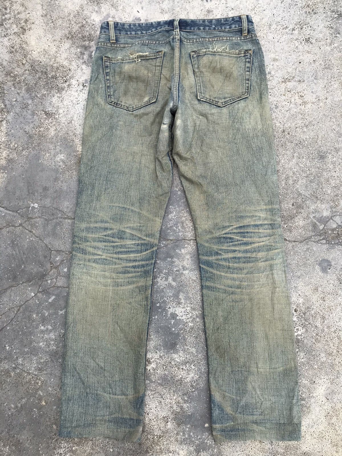 Japanese Brand × Johnbull LAST DROP 🎯 John Bull Rusty Faded Distress Jeans 30x30 Size US 30 / EU 46 - 2 Thumbnail