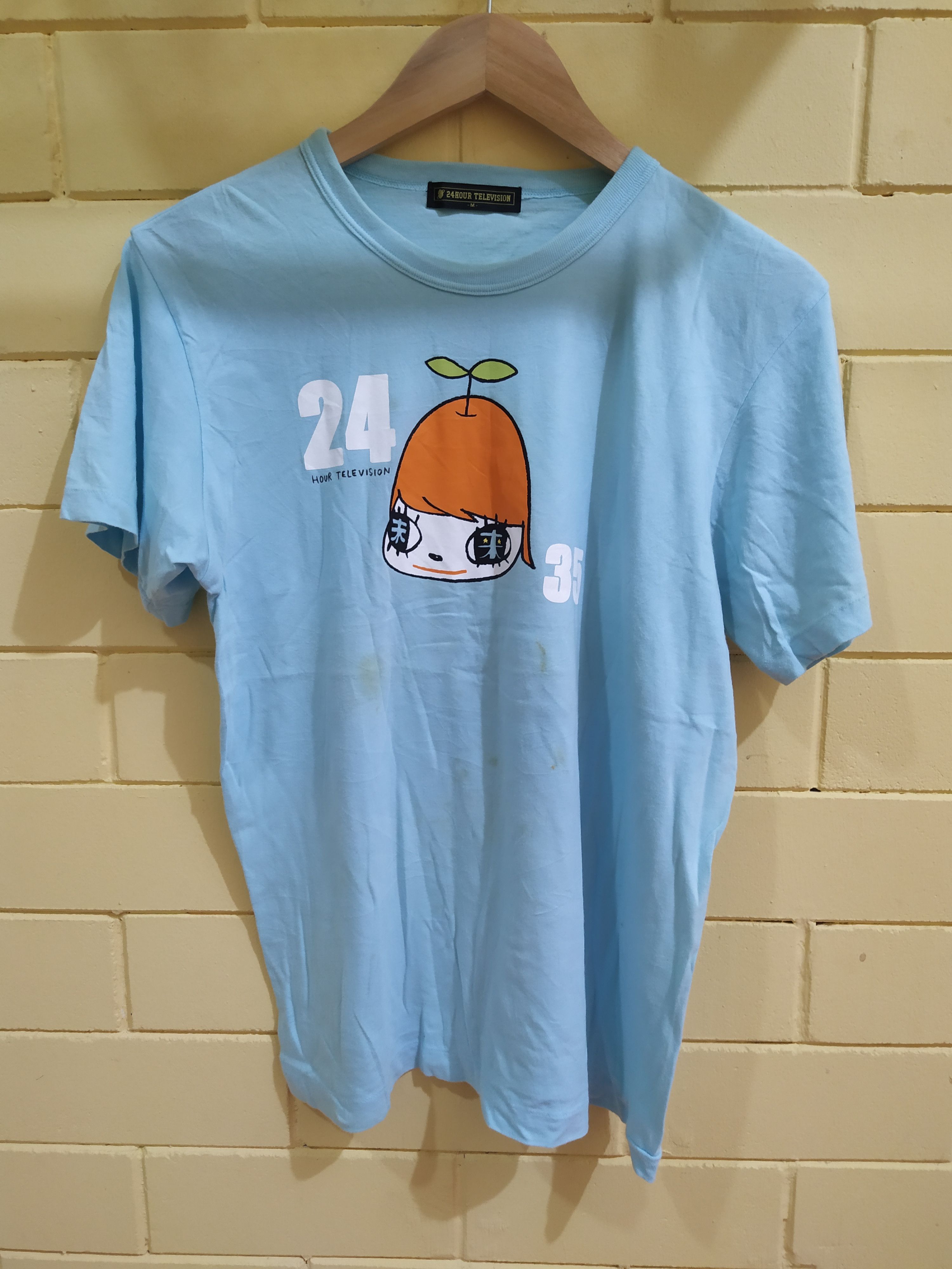 Vintage Vintage 24 Hour TV Yoshitomo Nara Charity Japan Exclusive Size US S / EU 44-46 / 1 - 1 Thumbnail