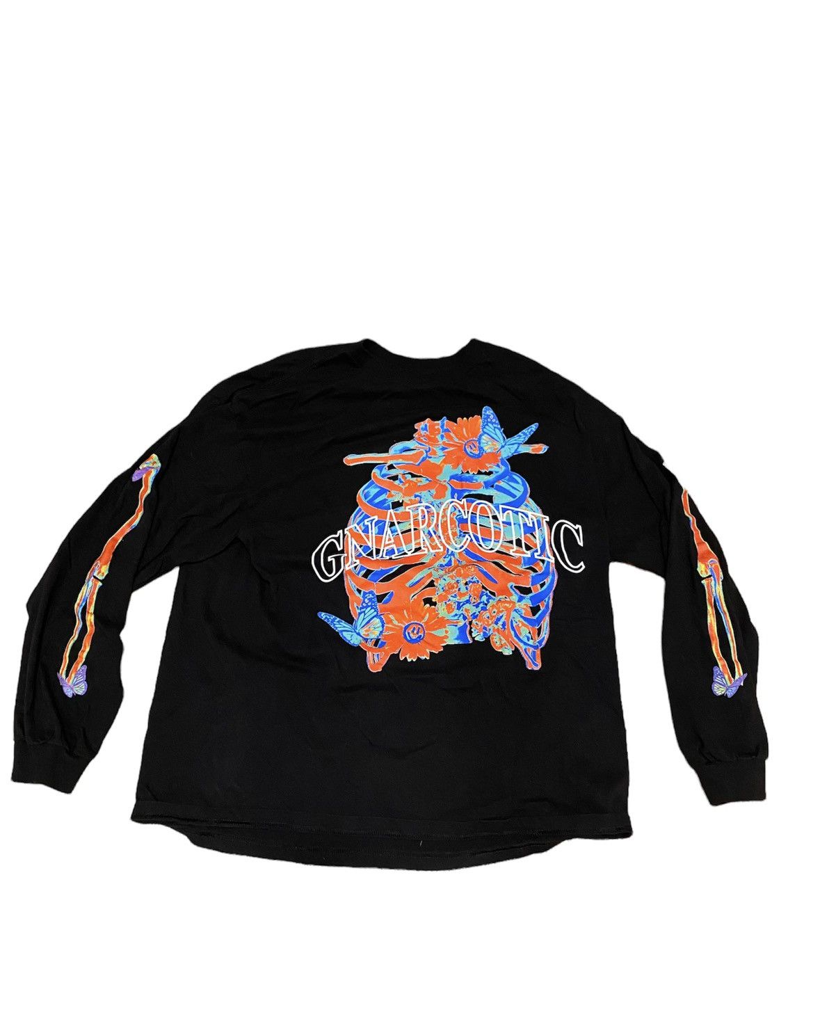 Streetwear Gnarcotic Bones Long Sleeve | Grailed