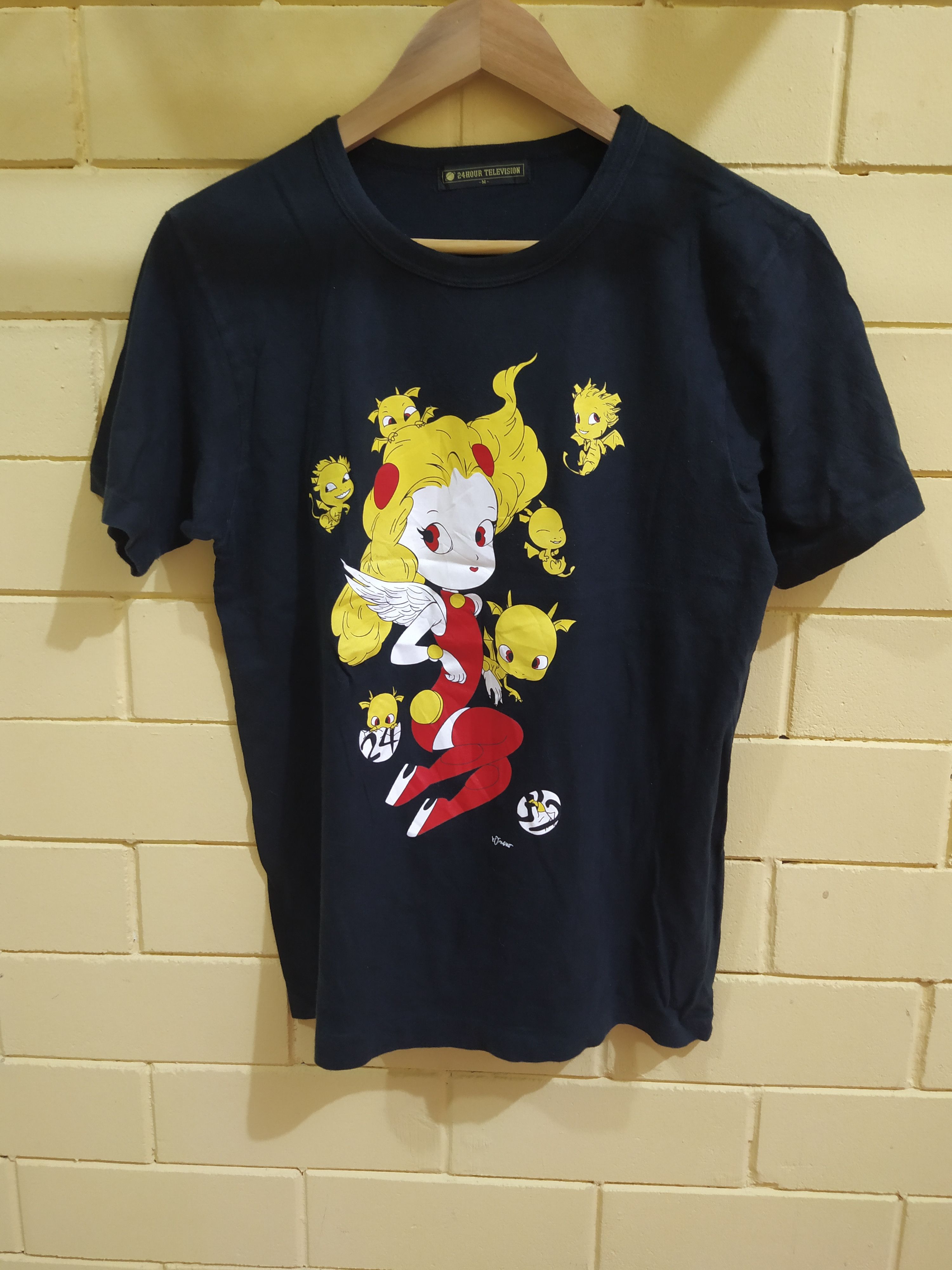 Vintage VINTAGE 24HR TELEVISION Japan Anime Devil Girl & Imps Size US S / EU 44-46 / 1 - 1 Thumbnail