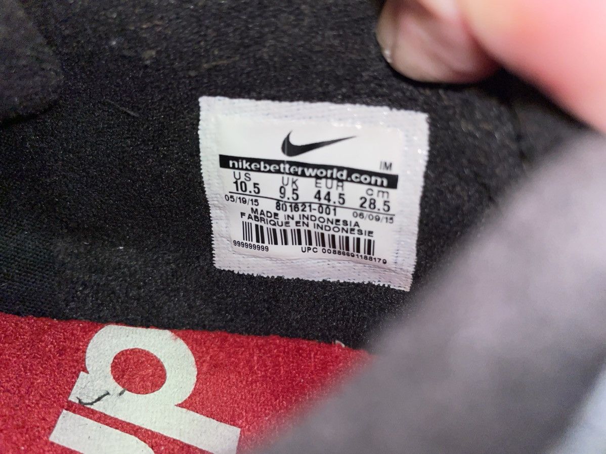 Nike × Supreme Supreme x SB GTS QS Black Size US 10.5 / EU 43-44 - 7 Thumbnail