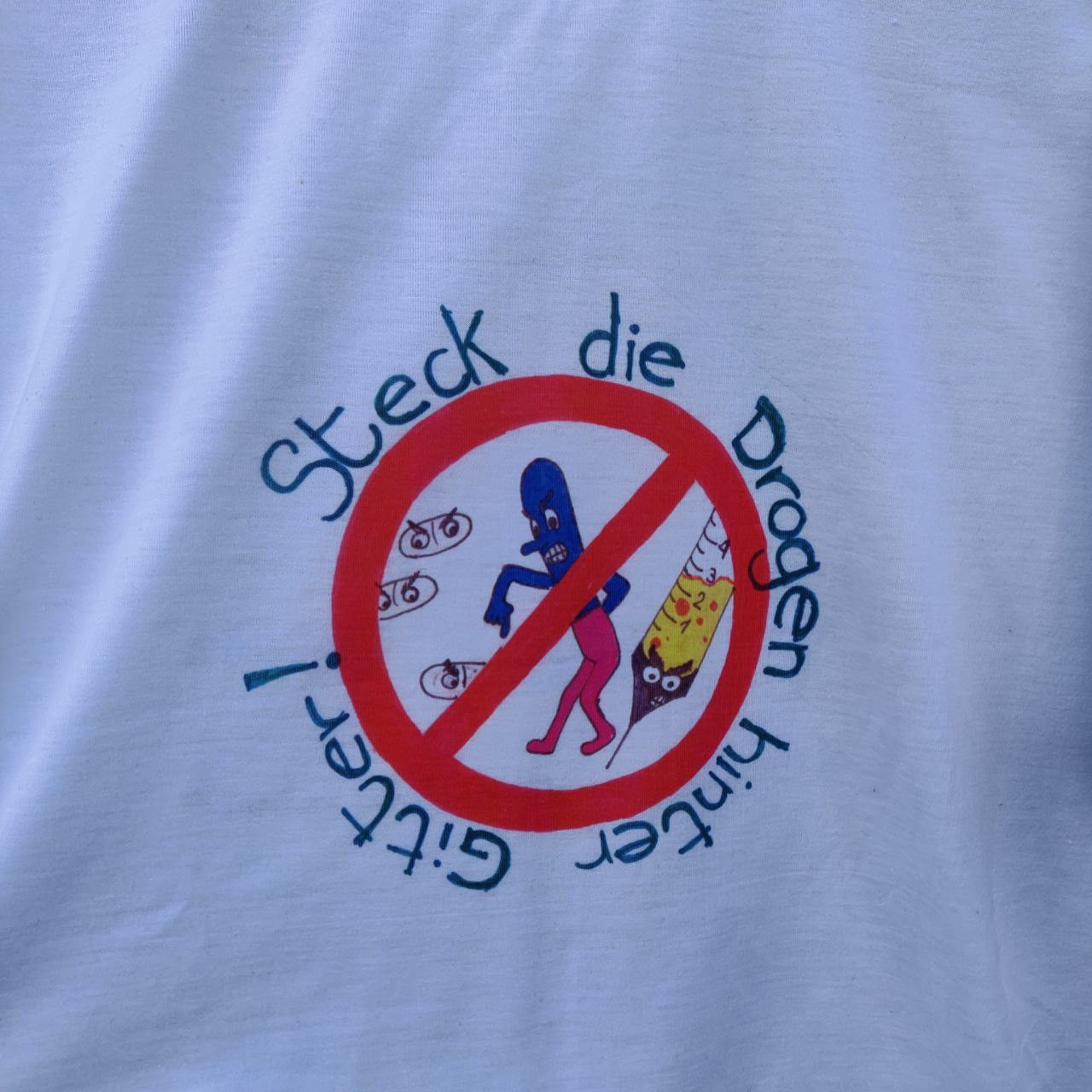 Other Vintage Against Drugs German T Shirt Promo Size US M / EU 48-50 / 2 - 2 Thumbnail