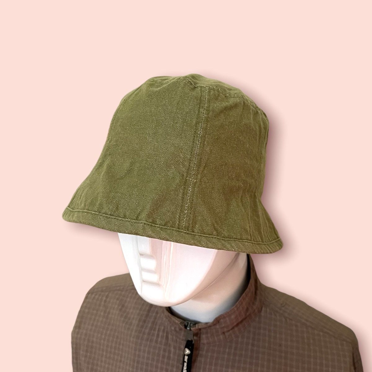 Japanese Brand × Vintage VINTAGE 7 PANEL GREEN DENIM BUCKET HAT JAPAN Size ONE SIZE - 16 Thumbnail