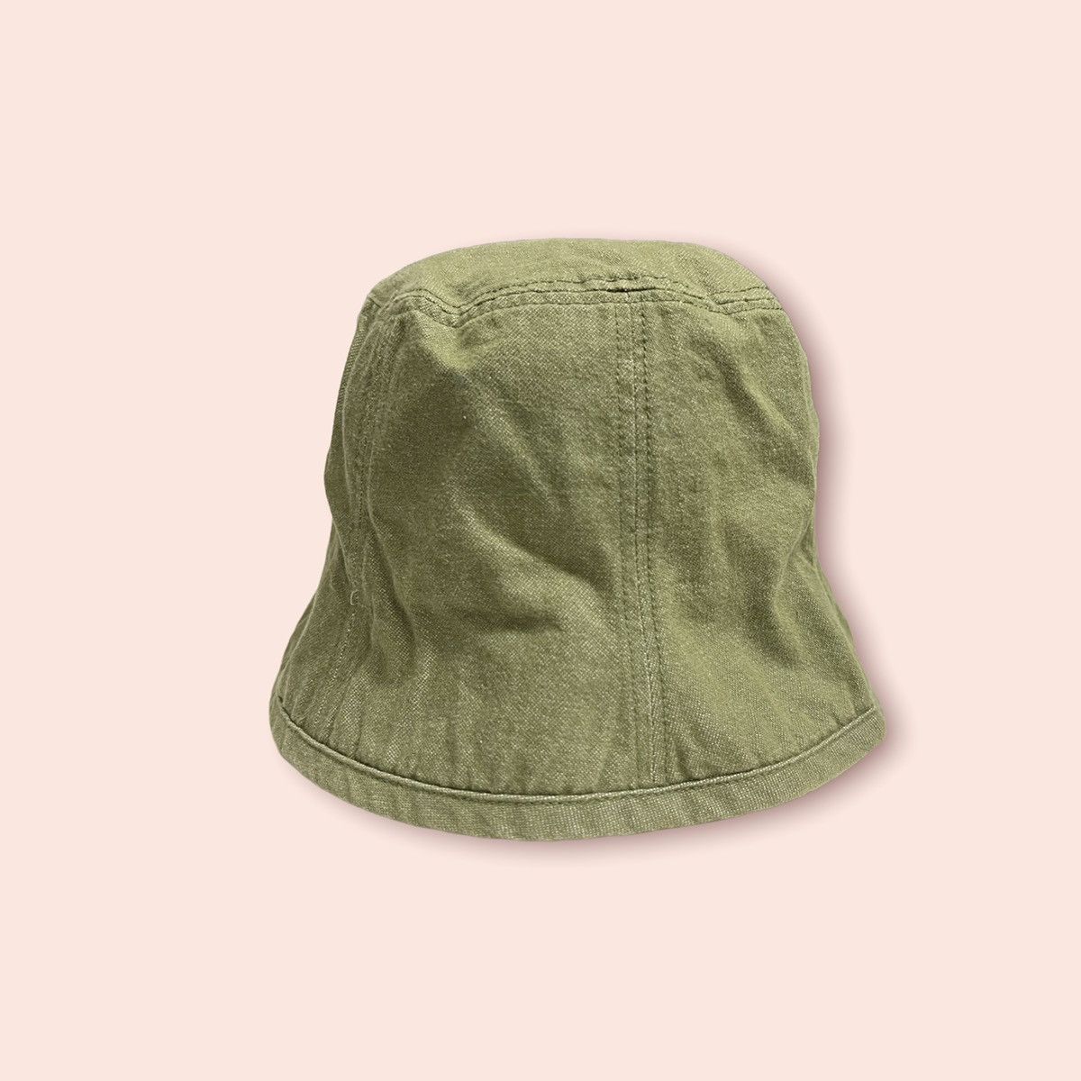 Japanese Brand × Vintage VINTAGE 7 PANEL GREEN DENIM BUCKET HAT JAPAN Size ONE SIZE - 4 Thumbnail