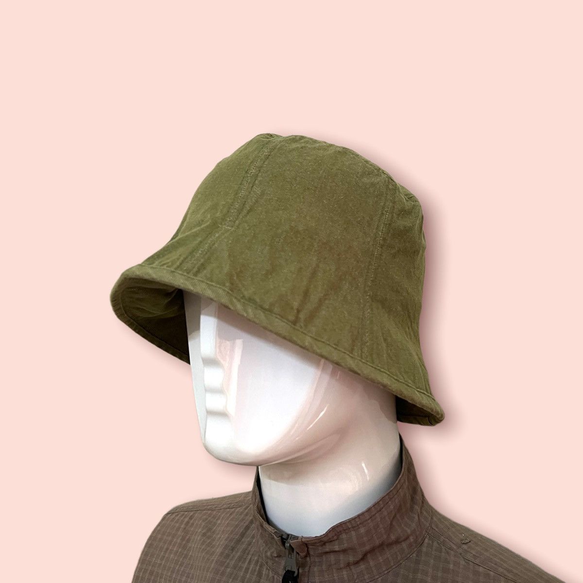 Japanese Brand × Vintage VINTAGE 7 PANEL GREEN DENIM BUCKET HAT JAPAN Size ONE SIZE - 12 Thumbnail