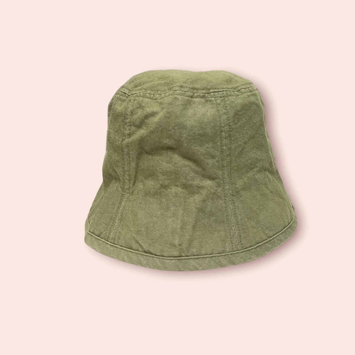 Japanese Brand × Vintage VINTAGE 7 PANEL GREEN DENIM BUCKET HAT JAPAN Size ONE SIZE - 3 Thumbnail