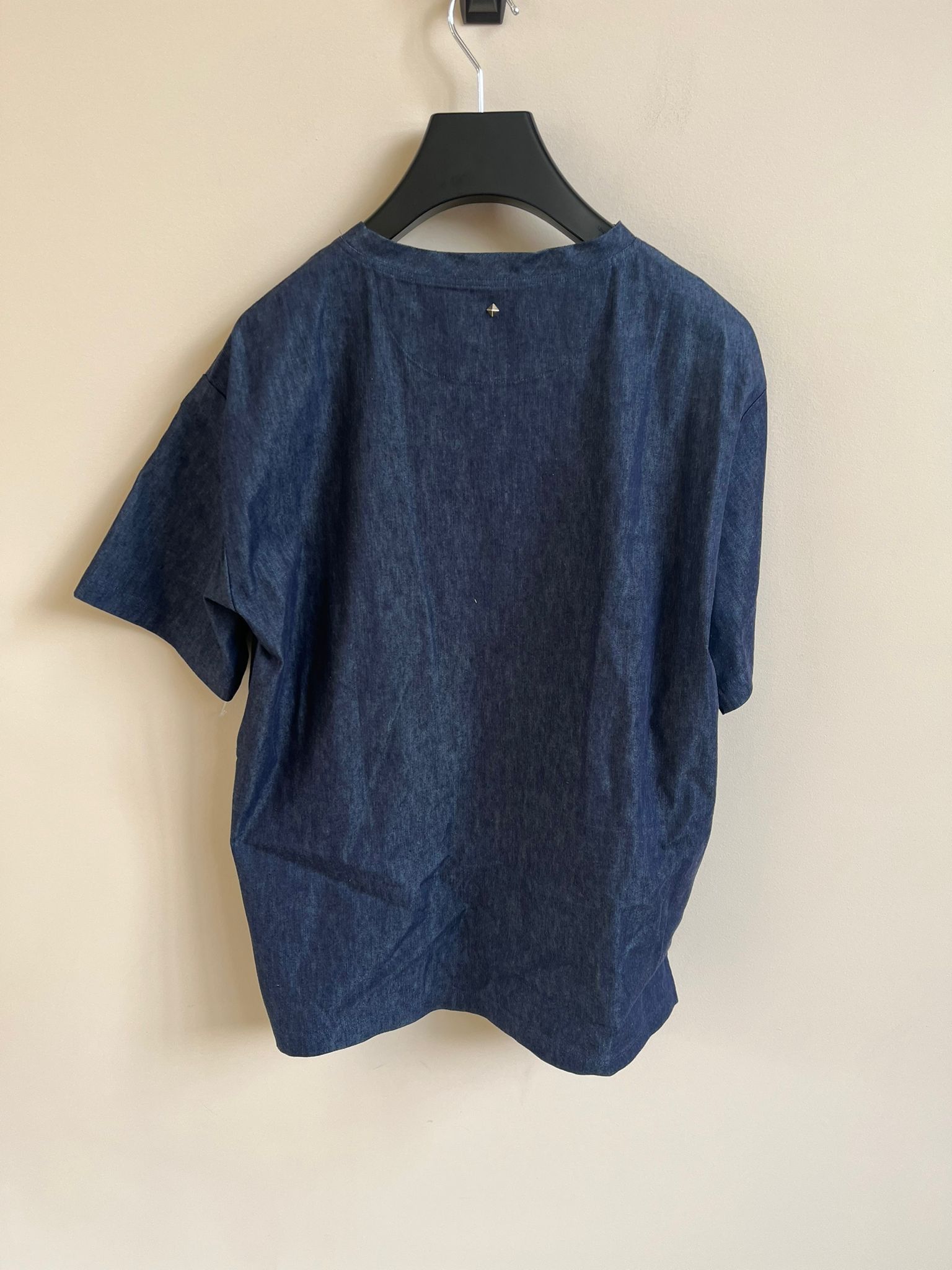 Valentino Denim Studded Tee in Indigo Color Size US L / EU 52-54 / 3 - 5 Thumbnail