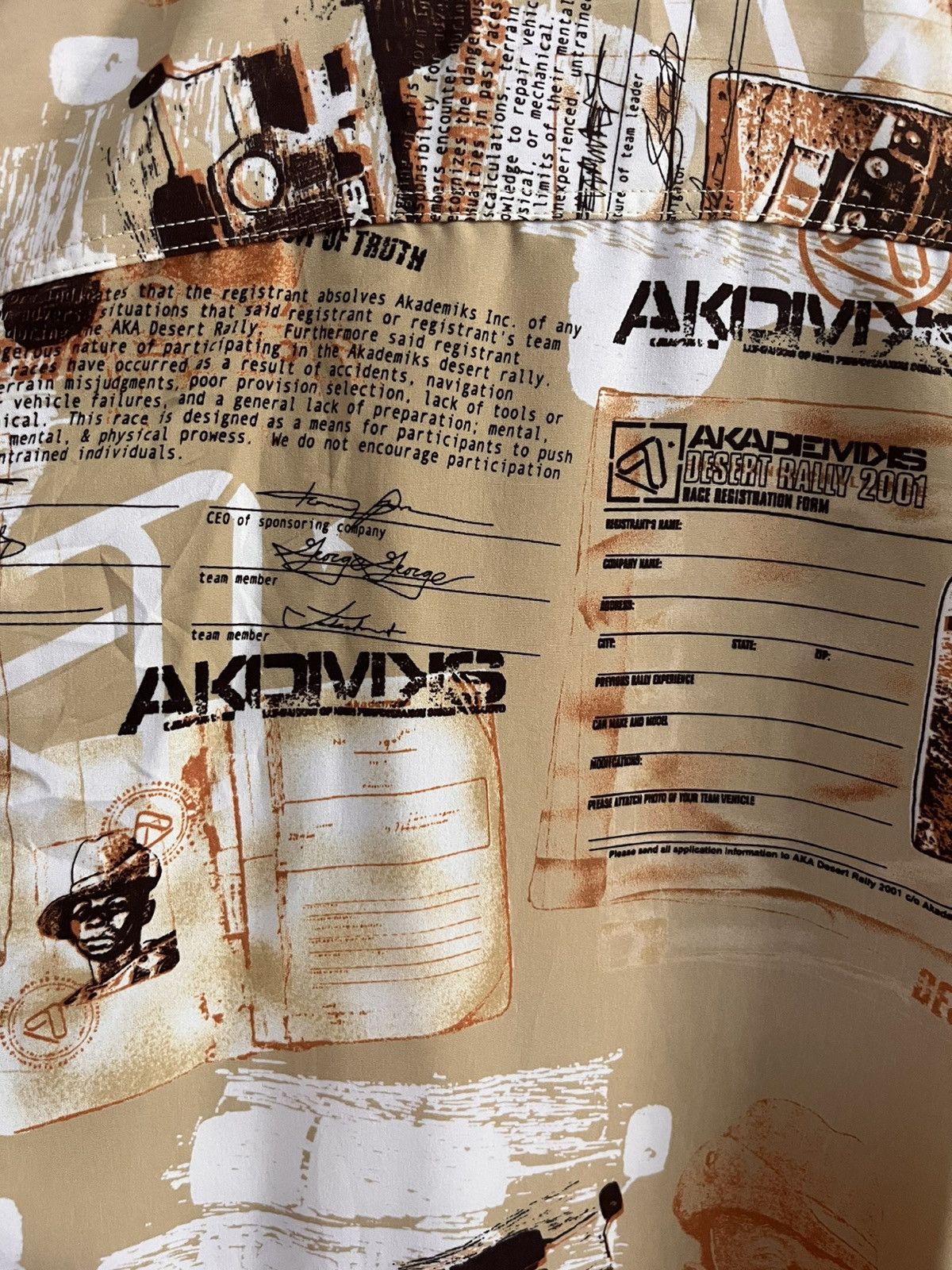 Akademiks desert rally full printed #C1 Size US L / EU 52-54 / 3 - 5 Thumbnail
